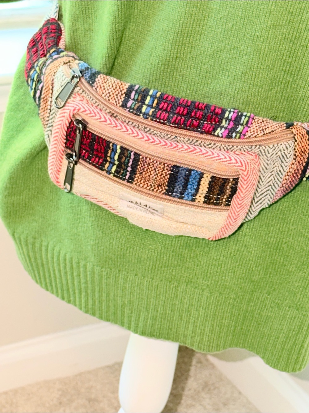 Himalayan Hemp Crossbody Fanny Belt Bag All Natural
